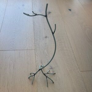 Turquoise Metal Tree Branch Jewelry Holder